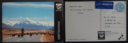 1996 New Zealand To USA Postcard - Brieven En Documenten