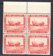 New Zealand 1936-42 Mint No Hinge, Perf 12.5, Block, Sc# ,SG 585b - Unused Stamps