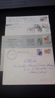 Portugal - 4 Cartas Circuladas (Instrumentos Trabalho) - Covers & Documents