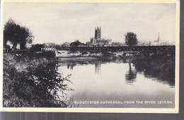 Gloucester - Cathedral From The River Severn - Gloucester