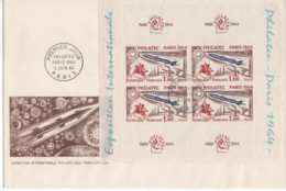 Enveloppe Exposition Internationale PHILATEC PARIS 1964 - PREMIER JOUR - 1961-....