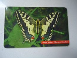 SLOVAKIA USED CARDS       BUTTERFLIES - Farfalle