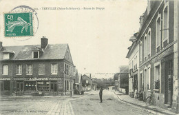 CPA FRANCE 76 "Yerville, Route De Dieppe" - Yerville