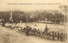 Delcampe - CPA FRANCE 42 " Saint Chamond, Institution Ste Marie " - Saint Chamond