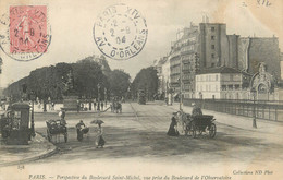 Delcampe - CPA FRANCE 75006 "Paris, Perspective Du Boulevard Saint Michel" - Paris (06)