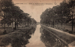 Dampierre Canal Du Rhone Au Rhin A Dampierre 1924   CPA - Dampierre