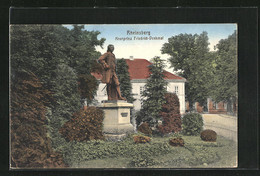 AK Rheinsberg, Kronprinz Friedrich-Denkmal - Rheinsberg