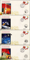 CHINA 2005-10 ShenZhou-6 Launch/ 2x Control/ Recovery 4x Space Cover Raumfahrt - Asia