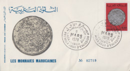 Enveloppe   FDC  1er Jour  MAROC  Anciennes  Monnaies  Marocaines   1978 - Maroc (1956-...)