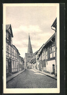 AK Salzwedel, Salzstrasse Mit Marienkirche - Salzwedel