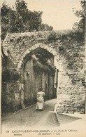 80 SAINT VALERY SUR SOMME - La  Porte De L'Abbaye Coté Intérieur - Saint Valery Sur Somme