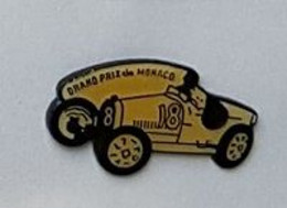 Pin's  Sport  Automobiles  F 1  N° 18, GRAND  PRIX  De  MONACO  Signé  I .D  MONTE - CARLO - F1