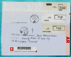 3 BLASTERS Waarvan 2 PP : Postpunten (2007-2012), 9402 MEERBEKE Op Aanget. Zending (2/3) - 2000-...