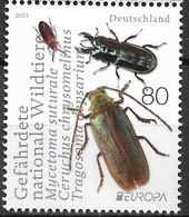 2021 Deutschland Germany Mi. 3605**MNH    Europa: Gefährdete Wildtiere. - 2020