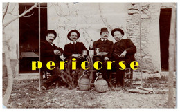 63 Groupe De Joyeux Compères (carte Photo) - Courpiere