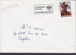 Luxembourg IMPRIMES Flamme 'Letzeburger Hunneg' Honey Bee Insect LUXEMBOURG 1981 Cover Lettre FOREX Congress Mercury - Storia Postale