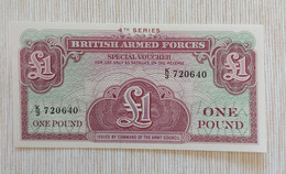 UK 1962 - British Armed Forces 1 Pound - 4th Series - K/3 720640 - UNC - British Armed Forces & Special Vouchers
