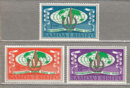 SAMOA I SISIFO 1968 Human Rights Year MH Mi 182-184 #27900 - Samoa