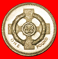 • CELTIC CROSS: GREAT BRITAIN ★ 1 POUND 1996 UNCOMMON CONDITION! LOW START ★ NO RESERVE! - 1 Pound