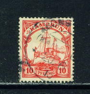 GERMAN CAMEROON  -  1905-19 Yacht Definitive 10pf Used As Scan - Colonia: Camerún