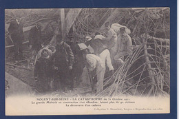 CPA [10] Aube > Nogent-sur-Seine Catastrophe 1911 Malterie Bière Beer Circulé - Nogent-sur-Seine