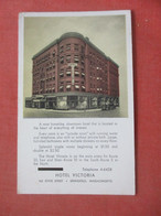 Hotel Victoria    Springfield Massachusetts > Springfield      Ref  4927 - Springfield