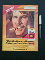 Retro Advertising / Retro- Zigaretten Reklame „Real“, USA 1979 - Livres