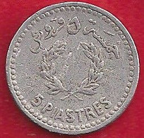 LIBAN 5  PIASTRES - 1952 - Libano