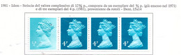 PIA - GRAN BRETAGNA - 1980 : Serie Corrente - Effigie  Della Regina  Elisabetta II°   -  (Yv  605c + 1016a X 3) - Unused Stamps