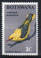 Botswana 1 Cent 1967 Single Bird Stamp From The Definitive Set. - Botswana (1966-...)