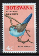 Botswana 4 Cent 1967 Single Bird Stamp From The Definitive Set In Mounted Mint. - Botswana (1966-...)