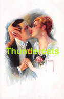 CPA ILLUSTRATEUR USABAL FEMME HOMME  ARTIST SIGNED GLAMOUR CARD COUPLE LADY WOMAN MALE MAN - Usabal