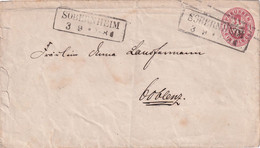 PREUSSEN      ENTIER POSTAL/GANZSACHE/POSTAL STATIONARY LETTRE DE SOBERNHEIM - Entiers Postaux