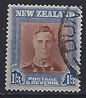 New Zealand 1947  King George VI   (o) Mi.296 II X, SG.687 (issued 1947) - Gebraucht