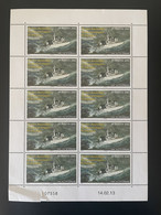 TAAF FAAT 2013 YT N°660 Frégate F.S. Floréal Ship Schiff Bateau Planche Sheet Bogen - Bateaux