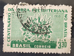 C 444 Brazil Stamp Work Centenary Presbyterian Religion 1959 Circulated 6 - Andere & Zonder Classificatie