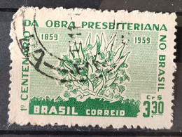 C 444 Brazil Stamp Work Centenary Presbyterian Religion 1959 Circulated 7 - Autres & Non Classés