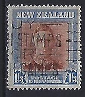 New Zealand 1947  King George VI   (o) Mi.296 II Y, SG.687a (issued 1952) - Gebraucht