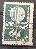 C 440 Brazil Stamp World Sailing Championship Class Snipe Porto Alegre 1959 Circulated 8 - Other & Unclassified