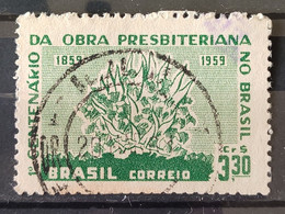 C 444 Brazil Stamp Work Centenary Presbyterian Religion 1959 Circulated 9 - Andere & Zonder Classificatie
