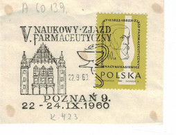 Poznan 1960 - Pharmazeutika Kongress - Pharmacy