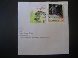 Österreich Pers.BM 2013- Bedarfs-Briefstück Mit Marke Thomas Stangassinger - Personalisierte Briefmarken