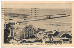 L30E130 - Boulogne-sur-Mer - 441 Le Casino Et Les Nouvelles Jetées - Boulogne Sur Mer