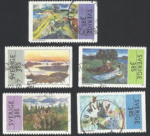 Schweden, 1996, Michel-Nr. 1945-1949, Gestempelt - Usati