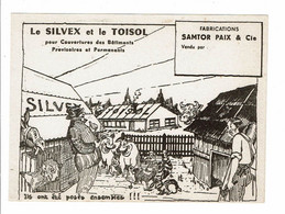 Buvard SILVEX ET TOISOL Fabrication Samtor Paix Cochon Porc Poule Lapin Canard âne Vache - Agricultura