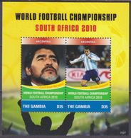 2010	Gambia	6334-6335/B793	2010 FIFA World Cup In South Africa - 2010 – South Africa