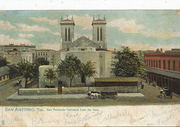 San Antonio San Fernando Cathedral From The Rear    Raphael Tuck Used Lafayette To Orthez - San Antonio