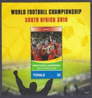 2010	Tuvalu	1617/B150	2010 FIFA World Cup In  South Africa - 2010 – South Africa