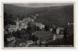 Schlangenbad I. Taunus. Ausblick Von Der Wiesbadenerstraße - Schlangenbad