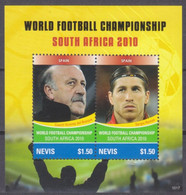 2010	Nevis	2513-2514/B295	2010 FIFA World Cup In South Africa - 2010 – South Africa